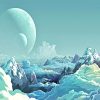 Snow Planet Diamond Painting