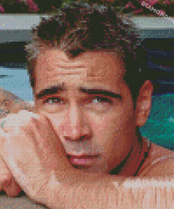 Actor Colin Farrell Diamond Painting