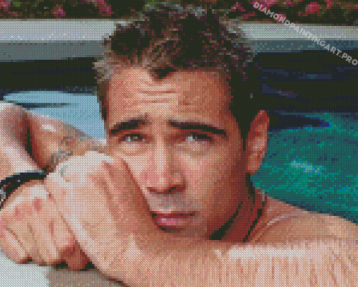 Actor Colin Farrell Diamond Painting