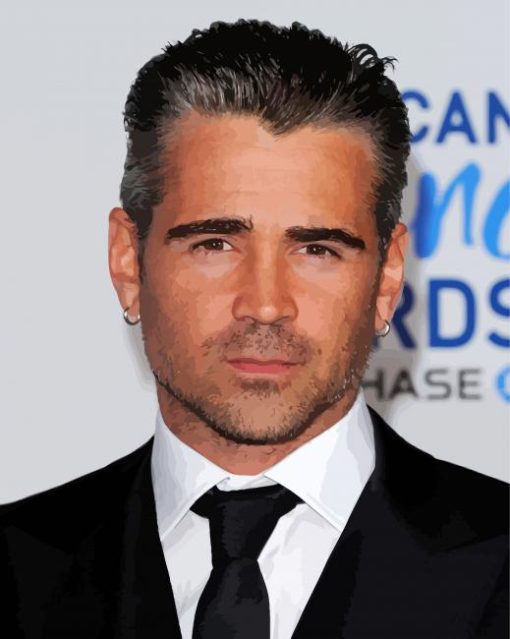 Irish Actor Colin Farrell Diamond Painting