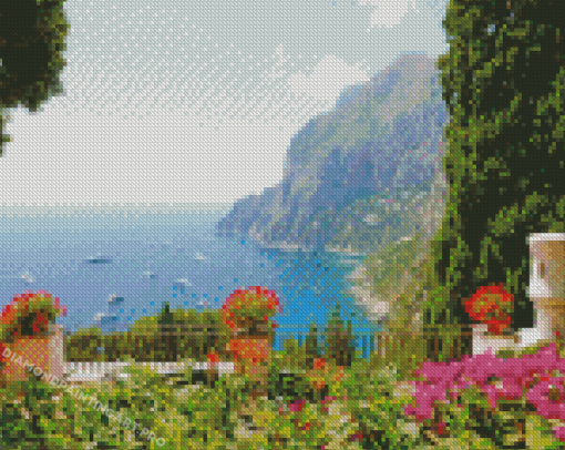 Italy Capri Seascape Diamond Painting