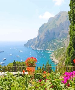 Italy Capri Seascape Diamond Painting