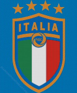 Italy National Football Team Logo Diamond Painting