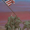 Iwo Jima Art Diamond Painting