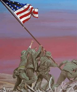 Iwo Jima Art Diamond Painting