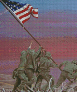 Iwo Jima Art Diamond Painting