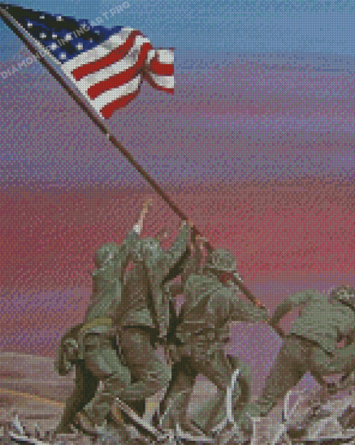 Iwo Jima Art Diamond Painting