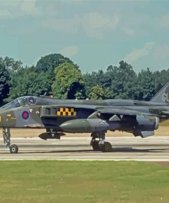 Jaguar Aircraft Diamond Painting