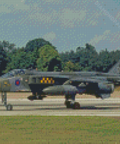 Jaguar Aircraft Diamond Painting