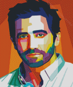 Jake Gyllenhaal Pop Art Diamond Painting