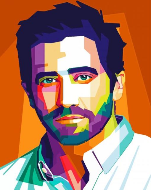 Jake Gyllenhaal Pop Art Diamond Painting