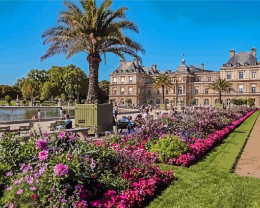 Jardin Du Luxembourg Diamond Painting