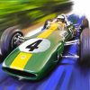 Jim Clark F1 Diamond Painting