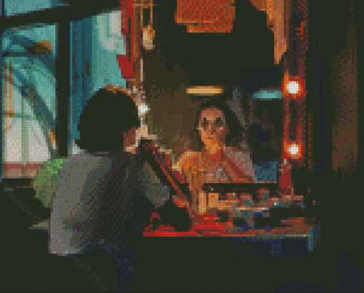 Joaquin Phoenix Joker In The Mirror Diamond Painting