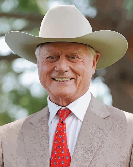 Jock Ewing Dallas Character Diamond Painting