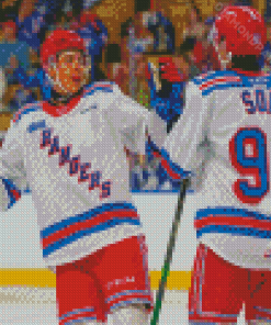 Kitchener Rangers Hockey Players Diamond Painting