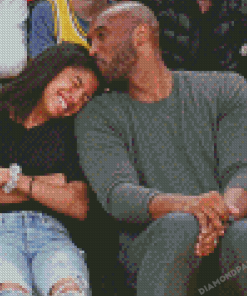 Kobe And Gianna Diamond Painting