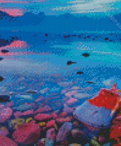 Lake McDonald Autumn Diamond Painting