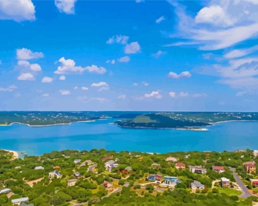 Lake Travis Diamond Painting