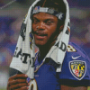 Lamar Jackson Player Diamond Painting