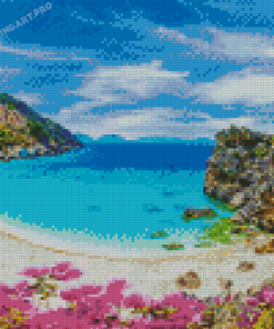 Lefkada Beach Diamond Painting