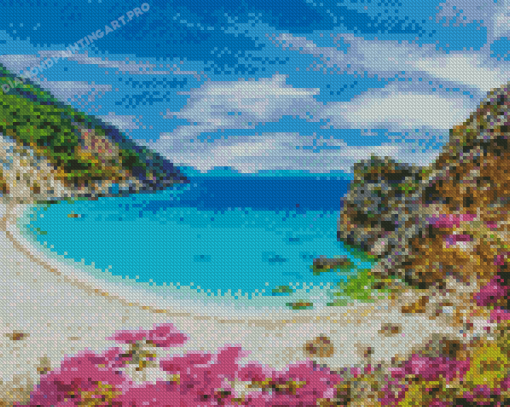 Lefkada Beach Diamond Painting