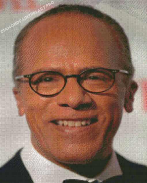 Lester Holt Smiling Diamond Painting