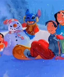 Lilo And Stitch Disney Winter Diamond Painting