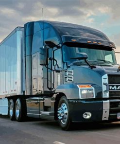 Mack Large Truck Diamond Painting