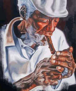 Man Smoking Diamond Painting