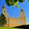 Manti Utah Temple Building Diamond Painting