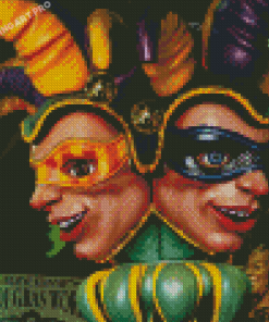 Mardi Gra Mask Art Diamond Painting