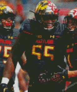 Maryland Terrapins Football Players Diamond Painting