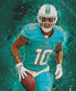 Miami Dolphins American Football Player Diamond Painting