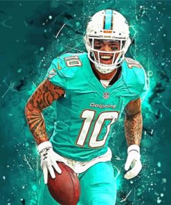 Miami Dolphins American Football Player Diamond Painting