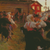 Midsummer Dance By Anders Zorn Diamond Painting