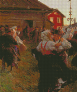 Midsummer Dance By Anders Zorn Diamond Painting