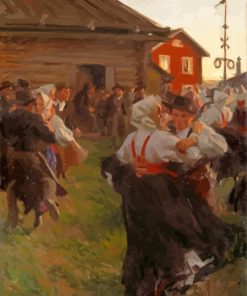 Midsummer Dance By Anders Zorn Diamond Painting