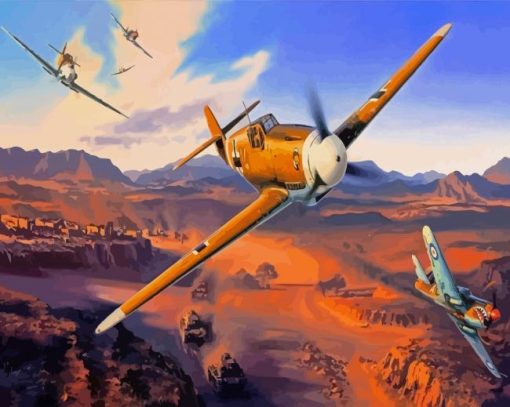 Military Ww2 Aeroplanes Diamond Painting