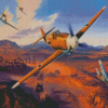 Military Ww2 Aeroplanes Diamond Painting