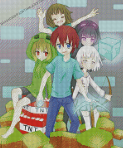 Minecraft Anime Diamond Painting