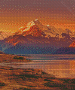 Mount Cook New Zealand Diamond Painting