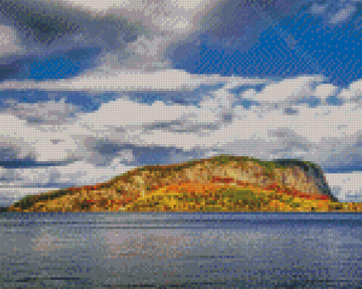 Mount Kineo In Moosehead Lake Maine Diamond Painting