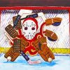 Octopus Hockey Goalie Diamond Painting