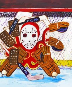 Octopus Hockey Goalie Diamond Painting