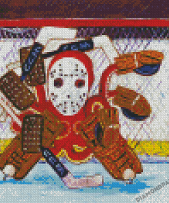 Octopus Hockey Goalie Diamond Painting