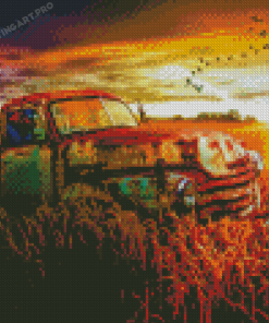 Old Chevy Truck Diamond Painting