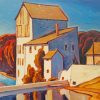 Old Mill Elora AJ Casson Diamond Painting