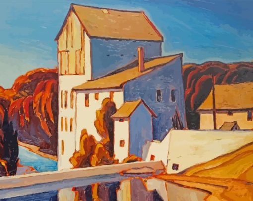 Old Mill Elora AJ Casson Diamond Painting