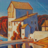 Old Mill Elora AJ Casson Diamond Painting